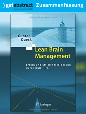 cover image of Lean Brain Management (Zusammenfassung)
